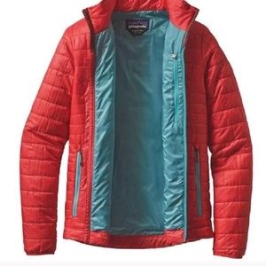 Women’s Patagonia Nano Puff Jacket XS - Red/Mint Green - Great Condition!